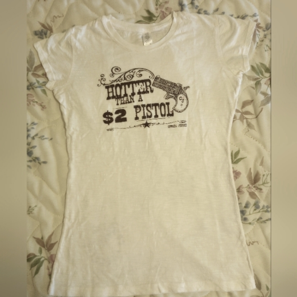 White Cowgirl Justice Graphic T
